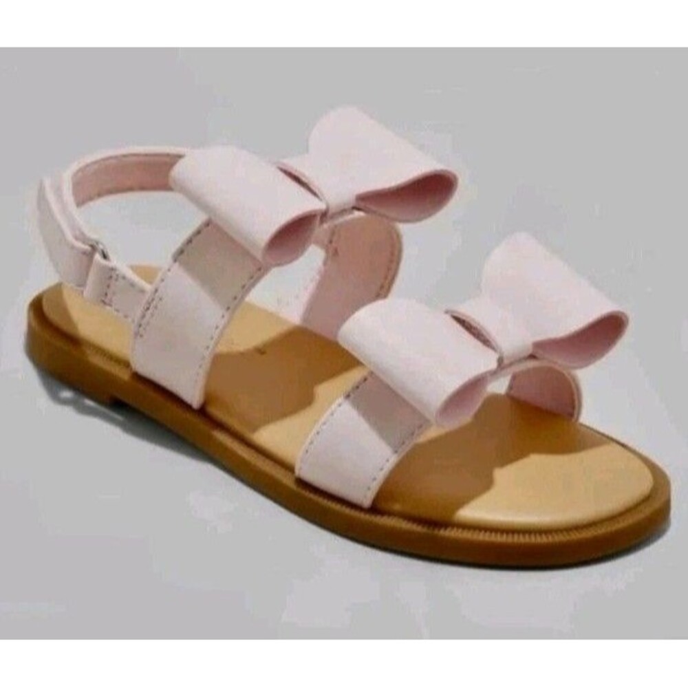 Cat & Jack Toddler Girls' Ruby Bow Sandals Pink